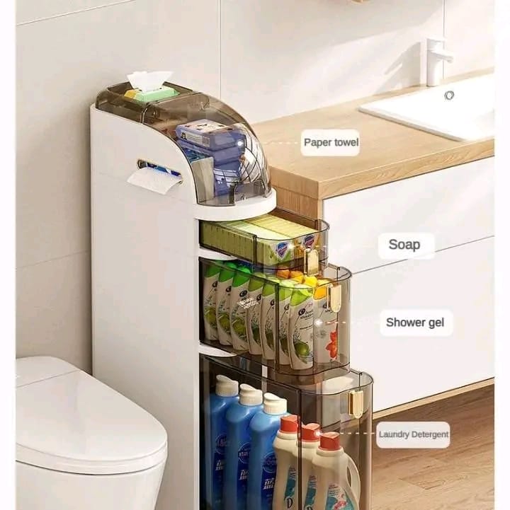 Armoire de rangement en PVC à plusieurs niveaux