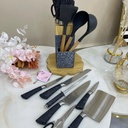 Pack double louche + couteaux 