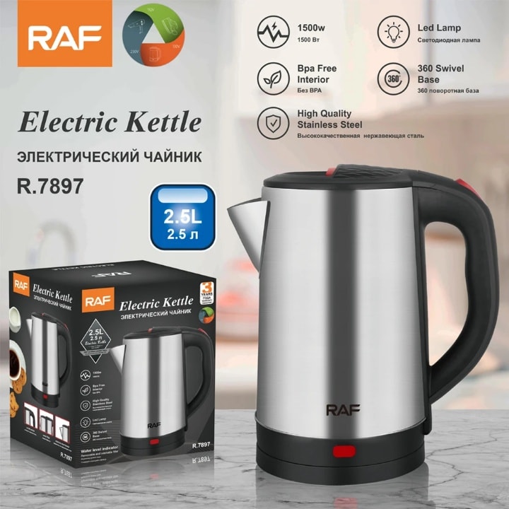 Bouilloire inox raf long