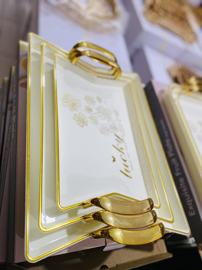 Plateaux plastique incassable 