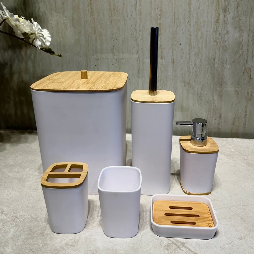 Accessoires salle de bain pvc 