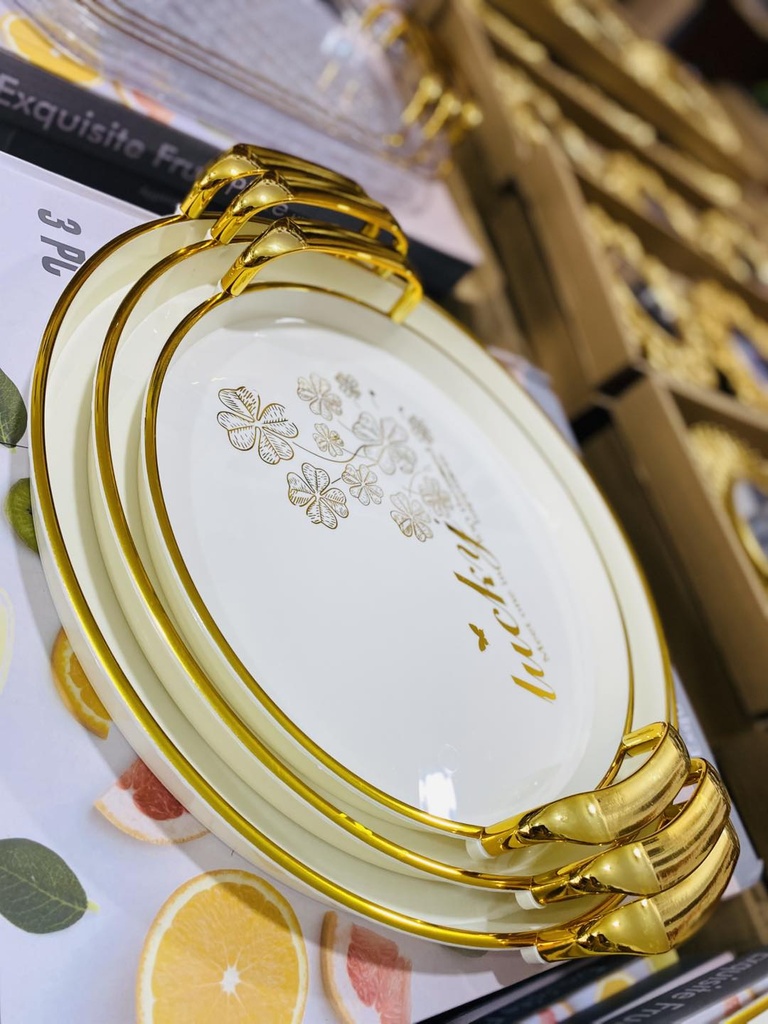 Plateaux plastique incassable 