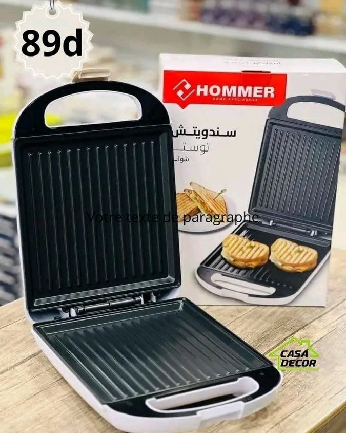 Appareil panini hommer 