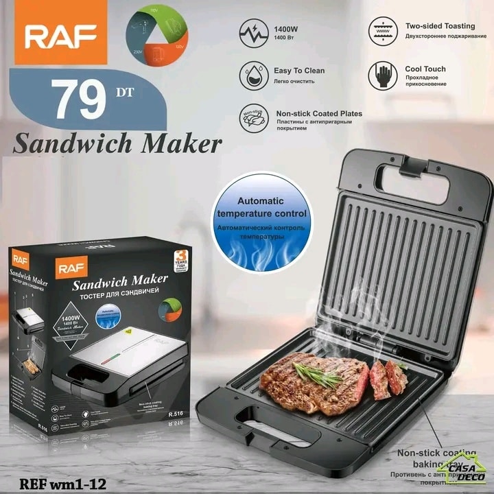 Appareil panini raf Grand 