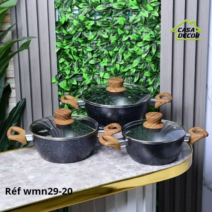 Service casseroles en granit