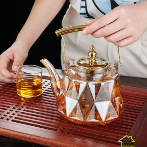 Théière en verre  