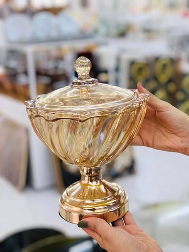 bonbonnière en cristal 